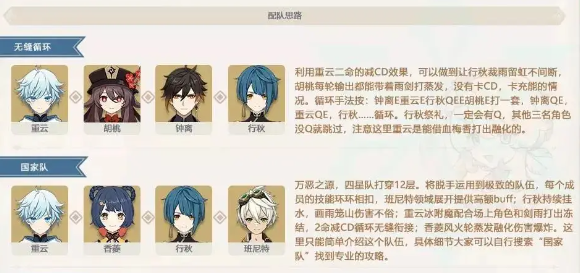 原神重云天赋加点最新攻略-原神重云命座分析讲解